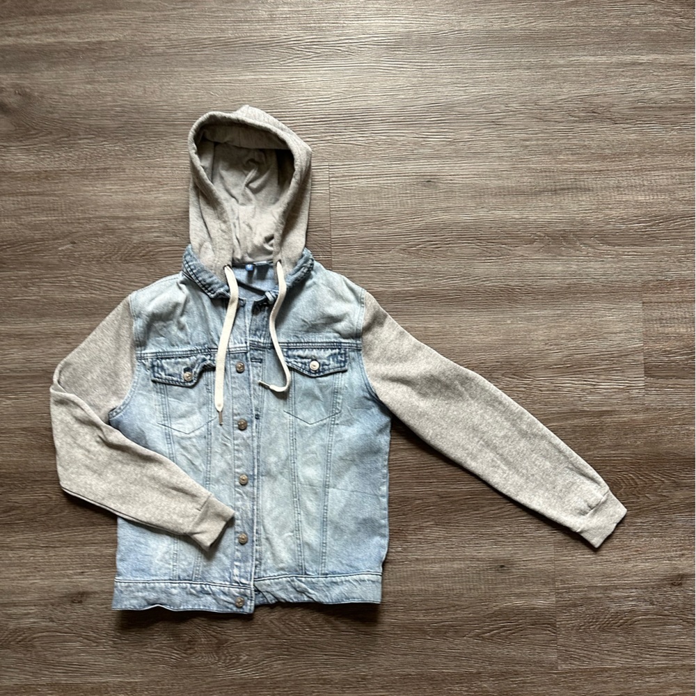 Jean jacket hoodie